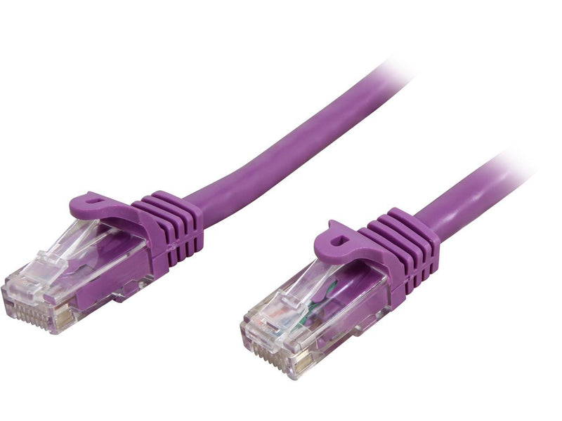 StarTech.com N6PATCH50PL 50 ft. Cat 6 Purple Snagless UTP Patch Cable - ETL