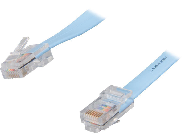 StarTech.com ROLLOVERMM6 6 ft. Blue Cisco Console Rollover Cable