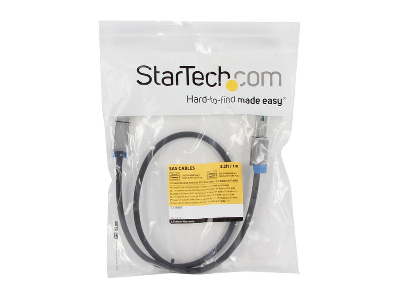 StarTech.com Model ISAS88881 3.28 ft. External Serial Attached SAS Cable