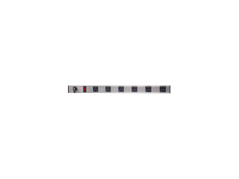 inland 03196 6 Outlets Power Strip 1872 Watts Maximum Power 3 ft. Cord Length
