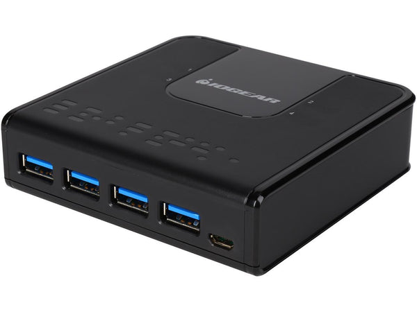 IOGEAR 4x4 USB 3.0 Peripheral Sharing Switch - Share 4 USB Devices Between