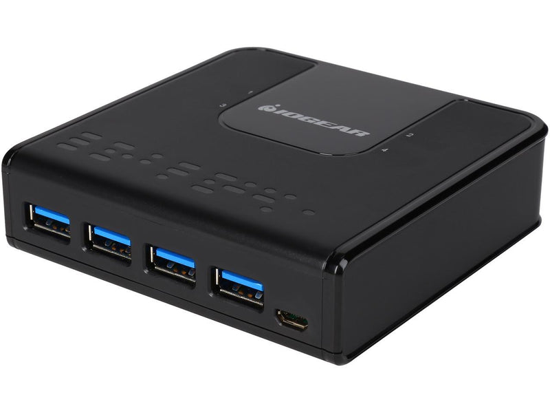 IOGEAR 4x4 USB 3.0 Peripheral Sharing Switch - Share 4 USB Devices Between