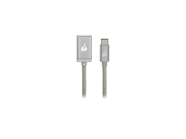 IOGEAR G2LU3CAF10-SIL Charge & Sync USB-C to USB Type-A Adapter - 1 PACK