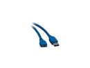 Tripp Lite U326-003 Blue USB 3.0 Super Speed Device cable (A Male to Micro - B