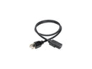 Tripp Lite P006-003 3 ft. 18AWG Power cord (NEMA 5-15P to IEC-320-C13)