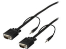 Tripp Lite P504-006 6 ft. HD15M to HD15M SVGA/VGA Monitor Cable w/Built-in Audio