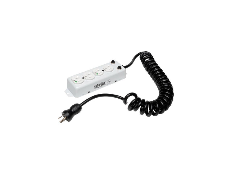 Tripp Lite Medical-Grade Power Strip; 4 Hospital-Grade Outlets, 3 ft. Extendable