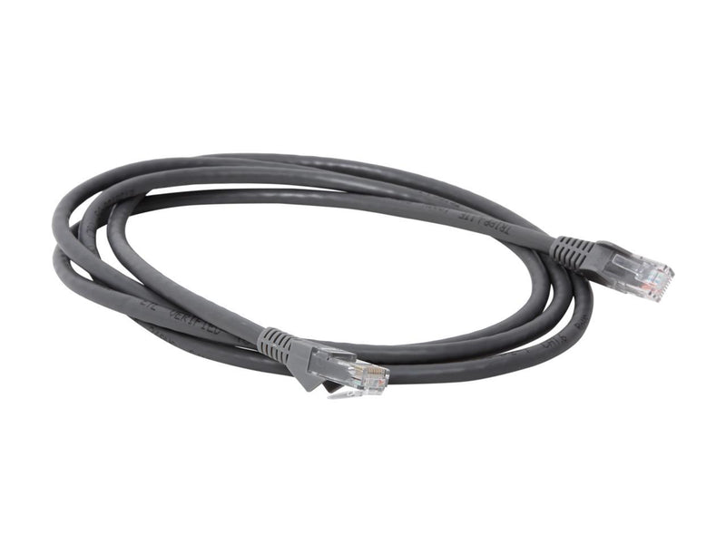 TRIPP LITE N201-006-GY 6 ft. Cat 6 Gray Gigabit Snagless Molded Patch Cable