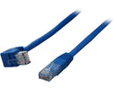 TRIPP LITE N204-010-BL-UP 10 ft. Cat 6 Blue Gigabit Up Angle to Straight Patch