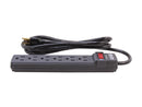 TRIPP LITE TLP6B 6 Feet 6 Outlets 360 Joules Protect It! Surge Suppressor Black