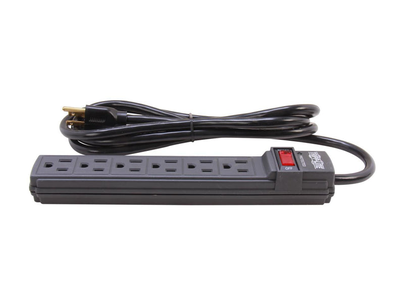 TRIPP LITE TLP6B 6 Feet 6 Outlets 360 Joules Protect It! Surge Suppressor Black