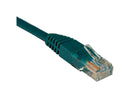 Tripp Lite 15-ft. Cat5e 350MHz Snagless Molded Cable (RJ45 M/M) - Green