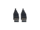 Tripp Lite Universal Reversible USB 2.0 A-Male to A-Male Cable - 6ft