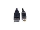 Tripp Lite Universal Reversible USB 2.0 A-Male to B-Male Device Cable - 10ft