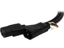 Tripp Lite Model P004-004-13A 4 ft. Black 16AWG SJT, 13A, 100-250V IEC-320-C14