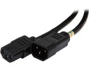 Tripp Lite Model P004-005-13A 5 ft. Black 16AWG SJT, 13A, 100-250V IEC-320-C14