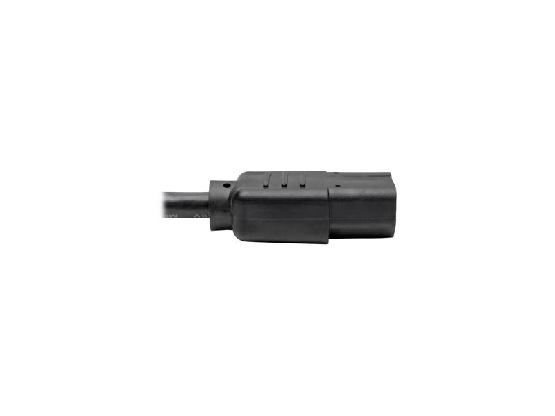 Tripp Lite Model P006-001 1 ft. Black 18AWG (0.824mm2), SJT, 10A, 125V NEMA