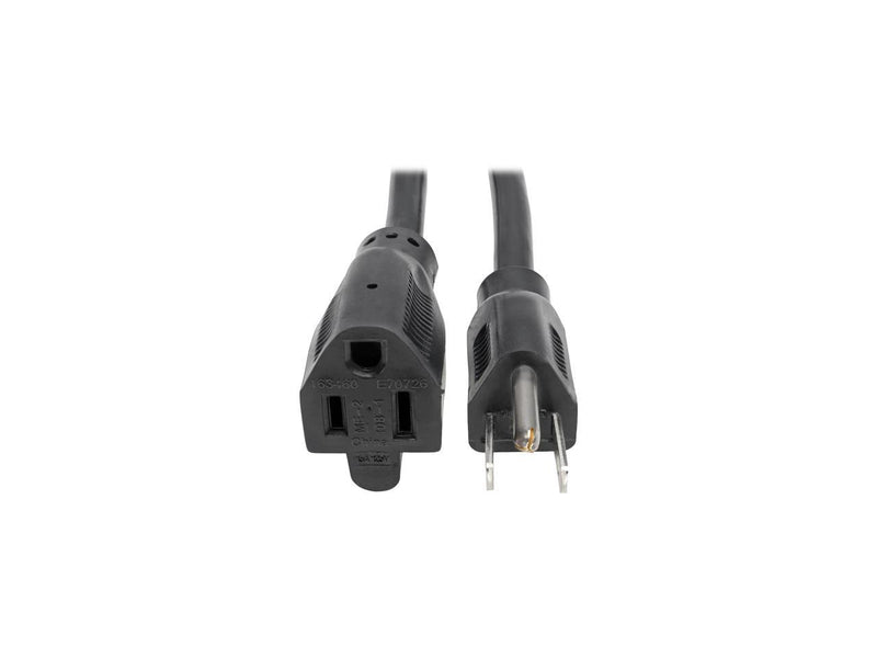 Tripp Lite Heavy-Duty Power Extension Cord, 15A, 14AWG (NEMA 5-15P to NEMA