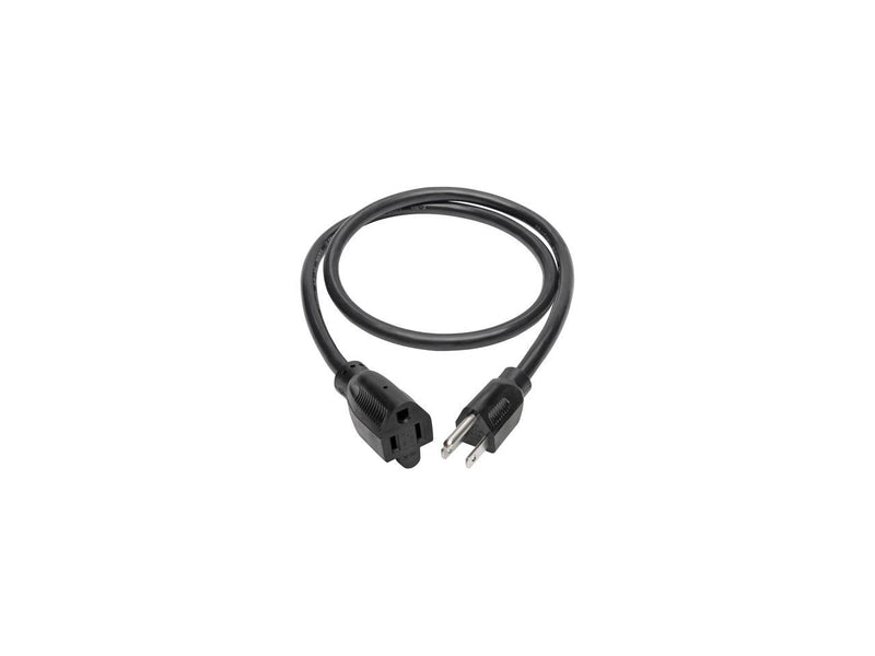 Tripp Lite Heavy-Duty Power Extension Cord, 15A, 14AWG (NEMA 5-15P to NEMA