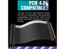 Cooler Master MasterAccessory Riser Cable PCIe 4.0 x16 200mm V2 Black, PCIe 4.0