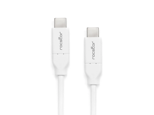 Rocstor Y10C275-W1 USB-C Charging Cable Up to 100W Power Delivery – Charge and