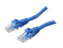 BYTECC C6EB-1B 1 ft. Cat 6 Blue Enhanced 550MHz Patch Cables