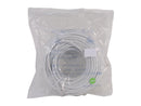 BYTECC C6EB-75W 75 ft. Cat 6 White Enhanced 550MHz Patch Cables