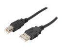 BYTECC USB2-10AB-K 10 ft. Black Type A Male to Type B Male  Cable