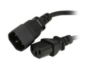 BYTECC Model PW-PX10C13-C14 12 ft. Power Extension Cord Cable for PC/Monitor