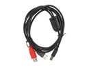 Cables To Go 28108 Black USB 2.0 One B Male to Two A Male Y-Cable