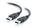 C2G 54172 9.8ft (3m) USB 3.0 A Male to A Male Cable Black