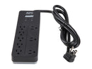 APC Power Strip Surge Protector, Black Power Strip PH8, 2160 Joules, Flat