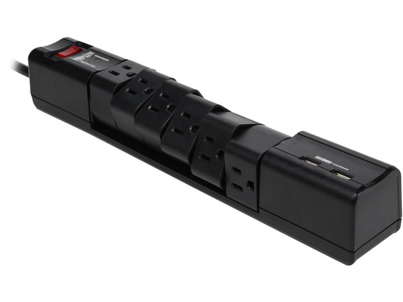 TRIPP LITE TLP608RUSBB 8 Feet 6 Outlets 1080 Joules Surge Suppressor