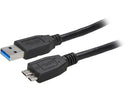 TRIPP LITE USB 3.0 Super Speed Device Cable A to Micro-B M/M Black, 1-Feet