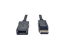 Tripp Lite P579-006 6 ft. Black Connector A	DISPLAYPORT (MALE) Connector