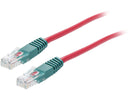 TRIPP LITE N010-010-RD 10 ft. Cat 5/5E Red Cat5e 350MHz Molded Cross-over Patch