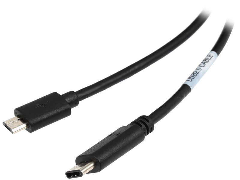 Tripp Lite U040-006-MICRO 6 ft. Black USB 2.0 Hi-Speed Cable (Micro-B Male to