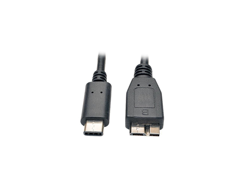 Tripp Lite USB 3.1 Gen 1 (5 Gbps) Cable, USB Type-C (USB-C) to USB 3.0 Micro-B