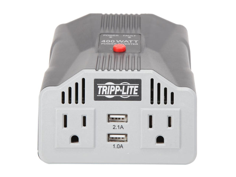 TRIPP LITE PV400USB PowerVerter Ultra-Compact Car Inverter with 2 Outlets and 2