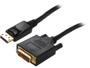 Tripp Lite P581-006-V2 6 ft. Black DisplayPort 1.2 to DVI Active Adapter M/M