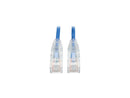 TRIPP LITE N201-S02-BL 2 ft. Cat 6 Blue Cat6 Gigabit Snagless Molded Slim UTP