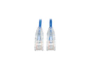 TRIPP LITE N201-S06-BL 6 ft. Cat 6 Blue Cat6 Gigabit Snagless Molded Slim UTP