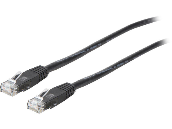 6Ft Cat6 Molded Patch Cable M/M Black