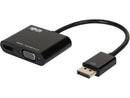 Tripp Lite P136-06N-HV-V2 DisplayPort to HDMI VGA Adapter Converter 4Kx2K DP to