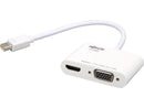 Tripp Lite P137-06N-HV-V2W Mini Displayport to HDMI VGA 4K Adapter Cable MDP to