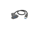 Tripp Lite U324-001-KPA-BK Black USB 3.0 All-in-One Keystone/Panel Mount