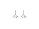 Tripp Lite Cat6 Gigabit Bulk Solid-Core PVC Cable, White, 1000 ft. (N222-01K-WH)