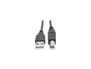 Tripp Lite U022-006-COIL Black USB 2.0 Hi-Speed A/B Coiled Cable