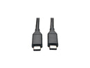 Tripp Lite U420-003-G2 Black USB 3.1 Gen 2 (10 Gbps) Cable, USB Type-C (USB-C)