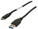 Tripp Lite 3ft USB 3.1 Gen 2 USB-C to USB-A Cable 10 Gbps USB Type-C M/M